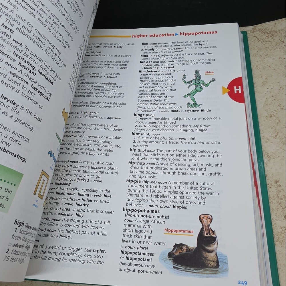 Scholastic Children's Dictionary Scholastic Inc. VTG 1996 Illustrated Hardcover - Picture 6 of 7